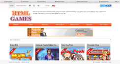 Desktop Screenshot of htmlgames.com