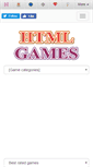 Mobile Screenshot of htmlgames.com